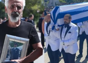 Δάκρυσε η Παναγία: Θρήνος στην κηδεία του 27χρονο πιλότου Περικλή Στεφανίδη που έπεσε με το καναντέρ