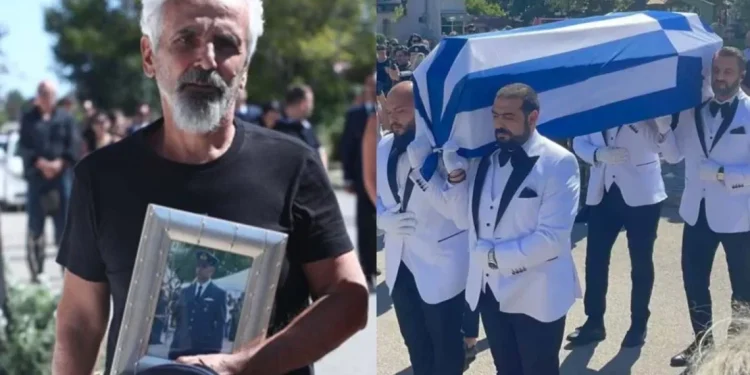Δάκρυσε η Παναγία: Θρήνος στην κηδεία του 27χρονο πιλότου Περικλή Στεφανίδη που έπεσε με το καναντέρ
