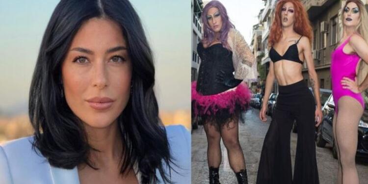 «Κάτω τα χέρια από τα παιδιά μας» – Έξαλλη η Αφροδίτη Λατινοπούλου με τις drag queens (video)