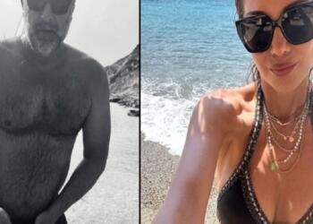 Σαν τον Ποσειδώνα! «Το χρειαζόμουν» – Ο Μπισμπίκης βγήκε από τη θάλασσα και τρέλανε την Βανδή με το δασύτριχο κορμί του (photos)