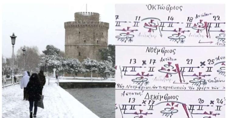 Μίλησαν τα Μερομήνια: Έρχεται δύσκολος χειμώνας, οι μήνες με χιόνια & τι καιρό θα κάνει έως τον Απρίλη του ’24