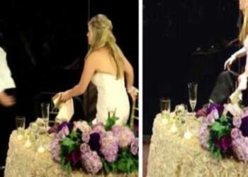 Κατά τη διάρκεια του γάμου τους, ο γαμπρός σηκώθηκε και άρχισε να τρέχει! – Δείτε γιατί…