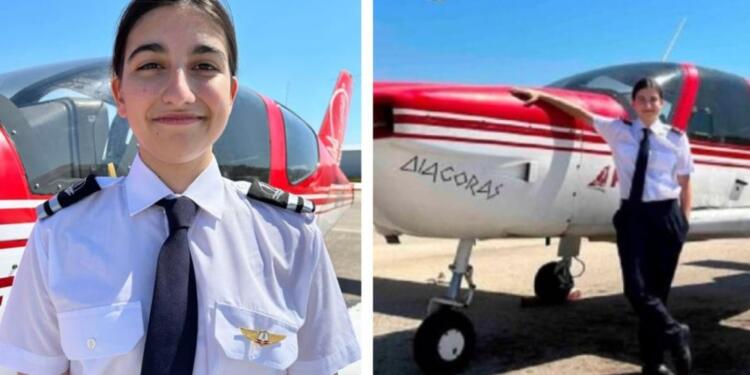 17χρονη μαθήτρια από τη Ρόδο πιλοτάρει αεροπλάνο ολομόναχη!