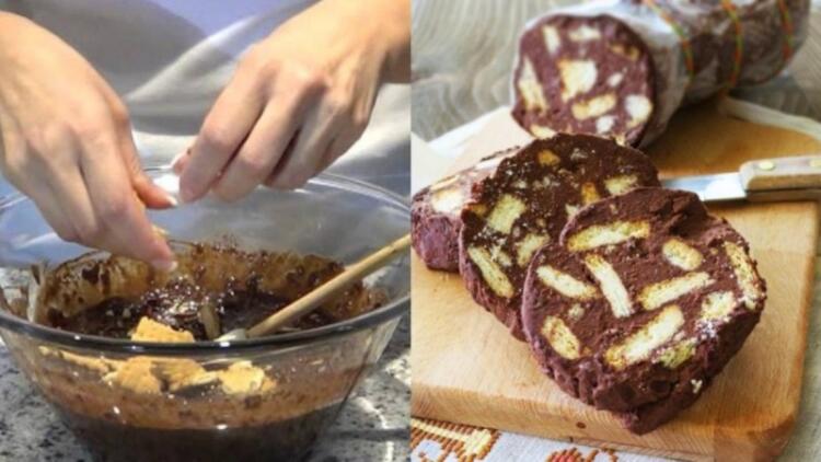 Υγιεινός κορμός σοκολάτας χωρίς ζάχαρη, αυγά και βούτυρο για να φάτε όσα κομμάτια θέλετε