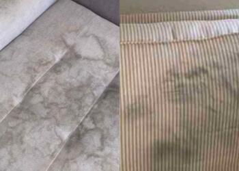 Λερωμένος καναπές: Το κόλπο που εξαφανίζει λαδιές, τρίχες και μυρωδιές από ζώα