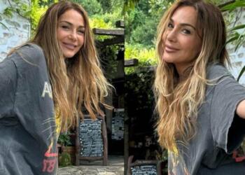 Φόρεσε «ανúπαρκτο» σορτς η Δέσποινα Βανδή και τρέλανε τον Μπισμπίκη – ‘Εκανε Δεκαπενταύγουστο στο Πήλιο