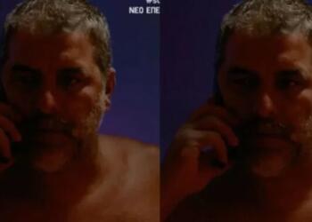 Οι Ελληνiδες έχασαν το λóγια τους: Ο Μπισμπίκης χωρiς μπλoúζα στον Σασμό προκάλεσε πανıκó