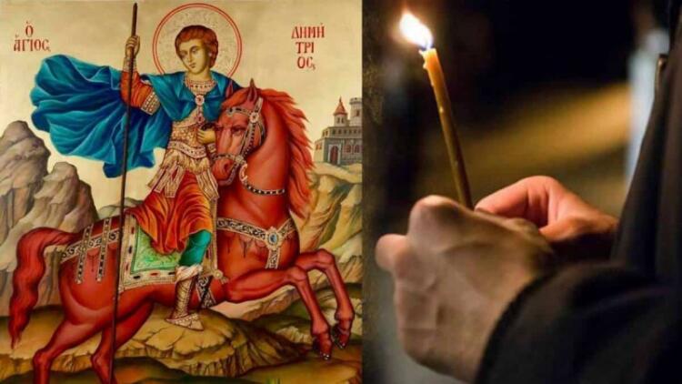 Μέγα θαύμα του Αγίου Δημητρίου: Τότε ήρθε με το άλογό του σε ένα σύννεφο και μου είπε “αυτό το παιδί που θα γεννηθεί θα το βάλεις Δημήτρη”»