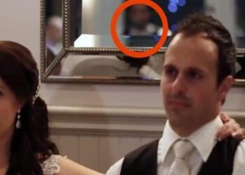 Κρuφή κάμερα κατέγpαψε τη μέρα του γάμου κάτι σοκαpιστικό – Μόλις δείτε τον καθρέφτη πίσω από νύφη και γαμπρό…