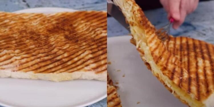 «Πρόχειρη» τυρόπιτα τοστιέρας: Γίνεται πανεύκολα σε 10 λεπτά και με μόλις 3 υλικά!