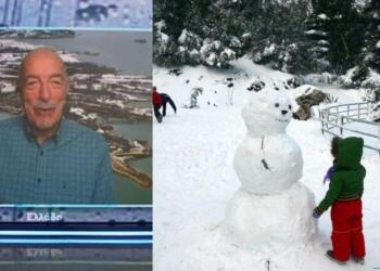 «Ψυχρό κρύο και χιόνια στην Αττική! Σ’ αυτές τις περιοχές θα χιονίσει»: Συναγερμός από τον Τάσο Αρνιακό