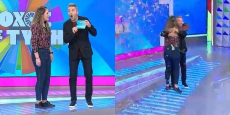 Τροχός της Τύχης: Άλαλος ο Πέτρος Πολυχρονίδης – Η Παναγιώτα έφτασε στον τελικό, πέτυχε το απόλυτο και γέμισε κονφετί το πλατό (video)