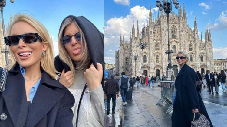 Παπούτσια… μαμούθ και τρίπατα: Η Κατερίνα Καινούργιου πήγε Μιλάνο και οι Ιταλίδες την κοιτούσαν στα πόδια
