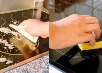 Αντίο λεκέδες: Εξαφανίστε τα λίπη από την κεραμεική εστία σε 5′