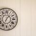 analog wall clock on wall
