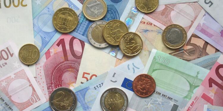 euro, bank notes, coins