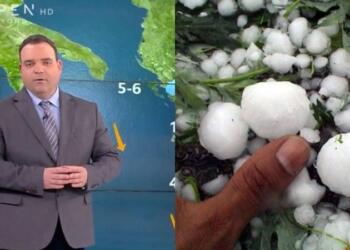 «Γκρι μοτίβο» από τον Κλέαρχο Μαρουσάκη: «Κακοκαιρία εξπρες φέρνει μέχρι και χαλάζι από…»