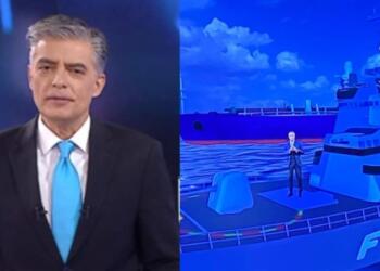 Ο Νίκος Ευαγγελάτος ανέβηκε στην φρεγάτα «Ύδρα» και άφησε άλαλο το Twitter