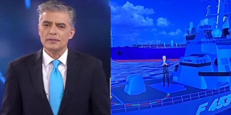 Ο Νίκος Ευαγγελάτος ανέβηκε στην φρεγάτα «Ύδρα» και άφησε άλαλο το Twitter