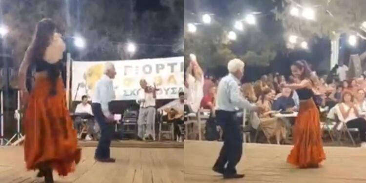 Τους καμάρωσε όλο το χωριό: 89χρονος παππούς χορεύει με την εγγονή του και συγκινεί όλο το διαδίκτυο (video)