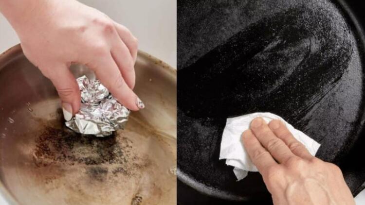 Έτοιμο στο πι και φι: Το ανέξοδο κόλπο με το αλουμινόχαρτο για να διώξετε τη σκουριά από τηγάνια και κατσαρόλες