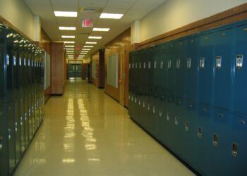 school, lockers, hallway