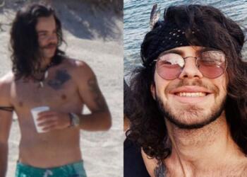 Μαυρισμένος, ξυρισμένος, με τατουάζ: Τα άλλαξε όλα ο Άγγελος Λάτσιος, στα καλύτερά του μετά τον χωρισμό από τη Γαία Μερκούρη