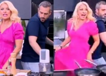 «Πράσινη» η Ελένη Μενεγάκη: Ο on air ξέφρενος χορός της – «Μπράβο στην ομάδα του Παναθηναϊκού, έφερε μία τεράστια νίκη» (video)