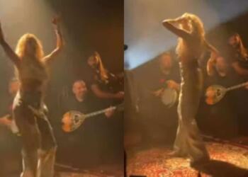 Τύφλα να’χουν οι 20άρες: Η Άννα Βίσση χορεύει τσιφτετέλι και το λίκνισμα της κάνει το μαγαζί να «λιποθυμήσει»