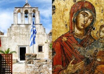 Δέος με την θαυματουργή Παναγιά της Νάξου: Όταν οι κάτοικοι κινδύνευαν εκείνη ίδρωνε – Η συγκλονιστική ιστορία της μονής Δροσιανής (video)
