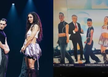 Κι όμως το έκανε ο Νίκος Ευαγγελάτος: «Πήγε» Eurovision στο πλευρό της Μαρίνας Σάττι – «Ο πέμπτος χορευτής του τελικού…»