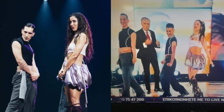 Κι όμως το έκανε ο Νίκος Ευαγγελάτος: «Πήγε» Eurovision στο πλευρό της Μαρίνας Σάττι – «Ο πέμπτος χορευτής του τελικού…»