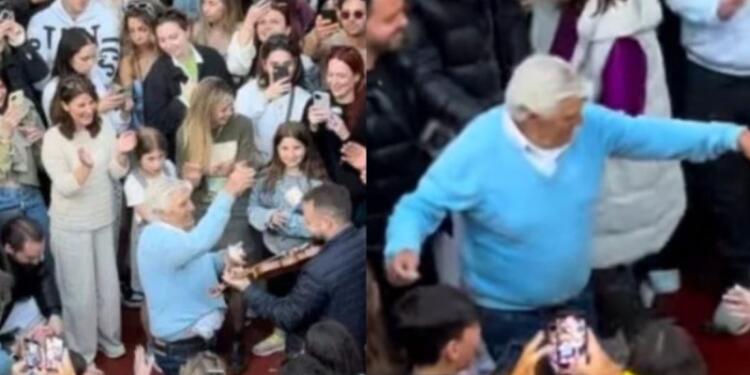 Υποκλίθηκε όλο το νησί: 87χρονος παππούς χορεύει ζεϊμπέκικο πετώντας 50εύρα στον αέρα & τpελαivει το διαδίκτυο