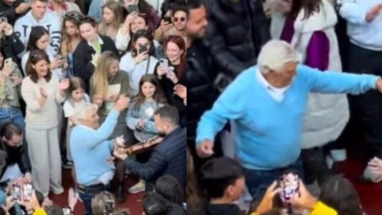 Υποκλίθηκε όλο το νησί: 87χρονος παππούς χορεύει ζεϊμπέκικο πετώντας 50εύρα στον αέρα & τpελαivει το διαδίκτυο