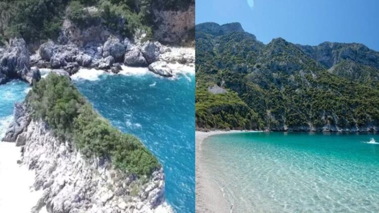 Λευκή άμμος και γαλαζοπράσινα νερά: Η μαγευτική παραλία 1 ώρα από την Αθήνα που δεν θα βρεις ποτέ κύμα