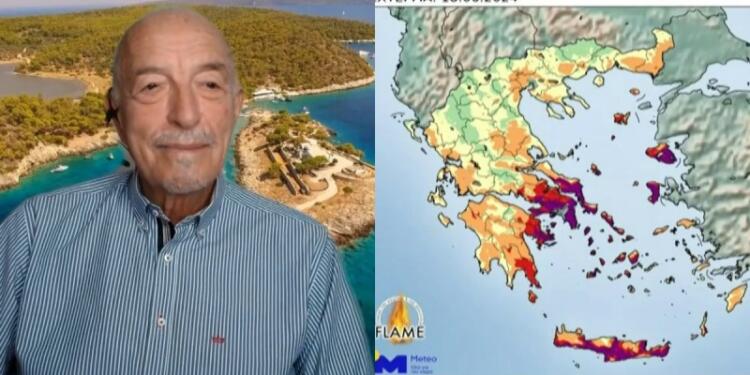 Έκτακτο σήμα κινδύνου από τον Τάσο Αρνιακό: «Τεράστια προσοχή στην εμμονική ζέστη και τα μελτέμια – Πάνω από 10 περιοχές σε όλη την Ελλάδα να είναι σε επιφυλακή»
