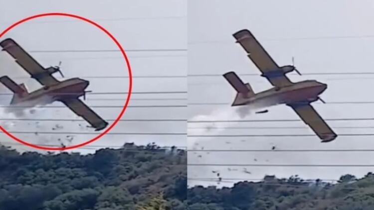 Φωτιά στη Ναυπακτία: Παραλίγο νέα τραγωδία με πτώση Canadair – Προσέκρουσε σε πεύκο (video)