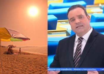 Μας προειδοποιεί ο Κλέαρχος Μαρουσάκης: Ισχυρός καύσωνας με τον υδράργυρο στα ύψη – «Καίγεται» όλη η χώρα