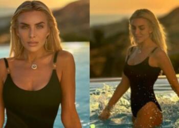 Η Κατερίνα Καινούργιου ποζάρει με μαγιό στο ηλιοβασίλεμα & αποθεώνεται από τους followers της