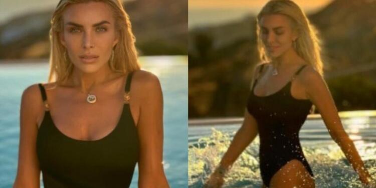 Η Κατερίνα Καινούργιου ποζάρει με μαγιό στο ηλιοβασίλεμα & αποθεώνεται από τους followers της