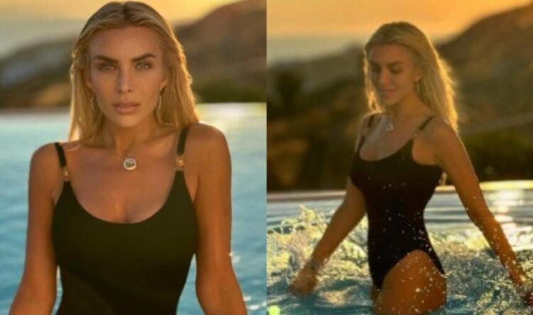 Η Κατερίνα Καινούργιου ποζάρει με μαγιό στο ηλιοβασίλεμα & αποθεώνεται από τους followers της