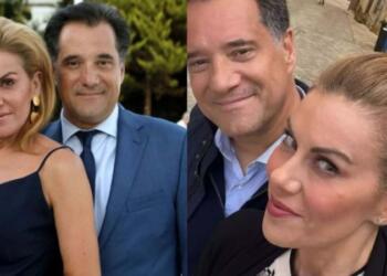 Σαν ερωτευμένοι πιγκουίνοι μετά από 15 χρόνια γάμου Άδωνις Γεωργιάδης και Ευγενία Μανωλίδου: «Μέχρι το θάνατο αγάπη μου»