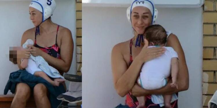 Η φωτογραφία της 10ετιας: Η αποθέωση για τη μητέρα – αθλήτρια που ταΐζει το μωρό της πριν την προπόνηση στα Χανιά