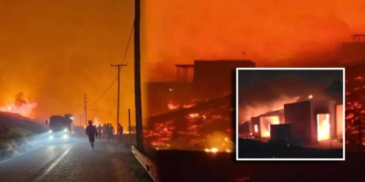 Σέριφος: Κάηκε όλη η νοτιοδυτική πλευρά του νησιού – Στάχτη σπίτια, εκκλησίες και αποθήκες, εκκενώθηκαν 8 οικισμοί (video)