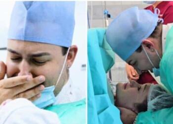 «Λύγισε» ο Μαυρίκιος Μαυρικίου αγκαλιά με την κόρη του! Βίντεο μέσα από τη γέννα