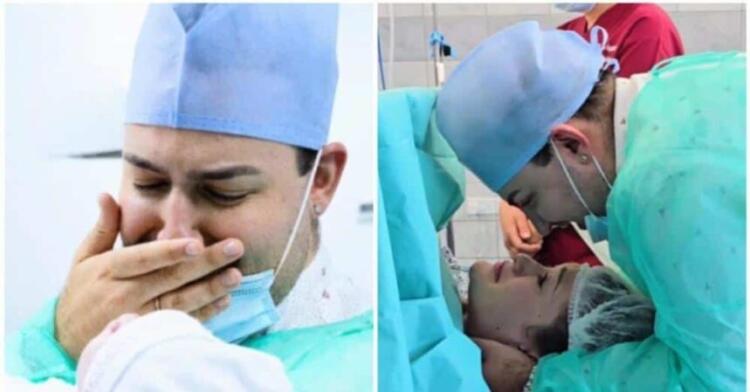 «Λύγισε» ο Μαυρίκιος Μαυρικίου αγκαλιά με την κόρη του! Βίντεο μέσα από τη γέννα