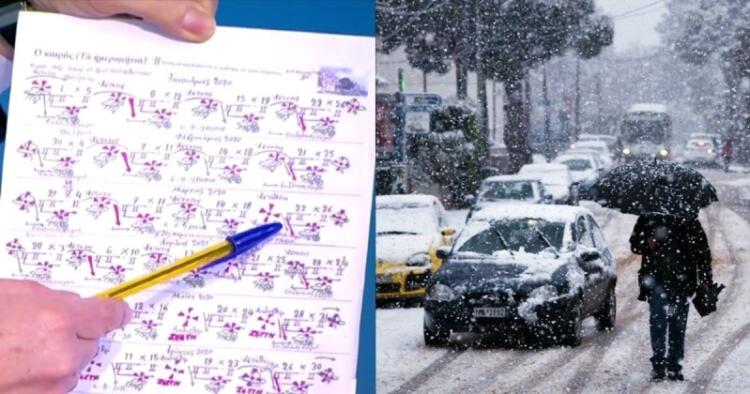 «Ρήμαξαν» τον χειμώνα τα Μερομήνια: «Χιόνι τον Νοέμβρη, μπάνιο τον Φλεβάρη…»