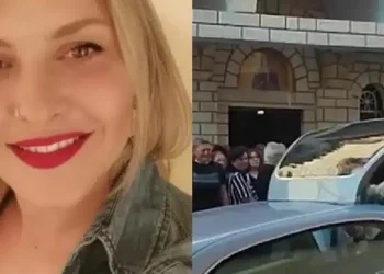 Αμφιλοχία: Θρήνος στο τελευταίο αντίο της 36χρονης Αρετής που δολοφονήθηκε από τον σύζυγό της – Απαρηγόρητη η μητέρας της