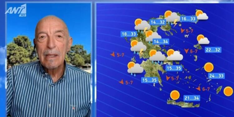 Συναγερμός 48 ωρών από τον Τάσο Αρνιακό: «Από τη ζέστη και τις φωτιές πάμε στις πλημμύρες – Η Αττική στο επίκεντρο από…»