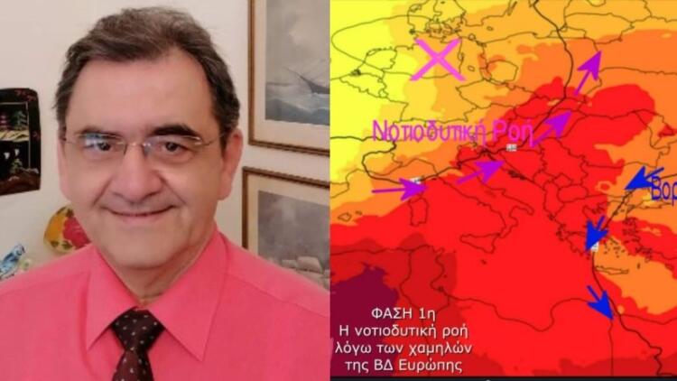 Εκπέμπει «SOS» o Θοδωρής Κολυδάς για τον καύσωνα: «Στη χώρα μας αναμένεται να περάσει από τρεις φάσεις μέχρι…»